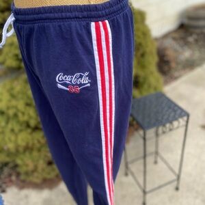 Coca-Cola Blue Joggers with Red Accents